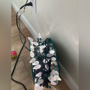 Holiday String Lights with Bright White Bulbs 50ft